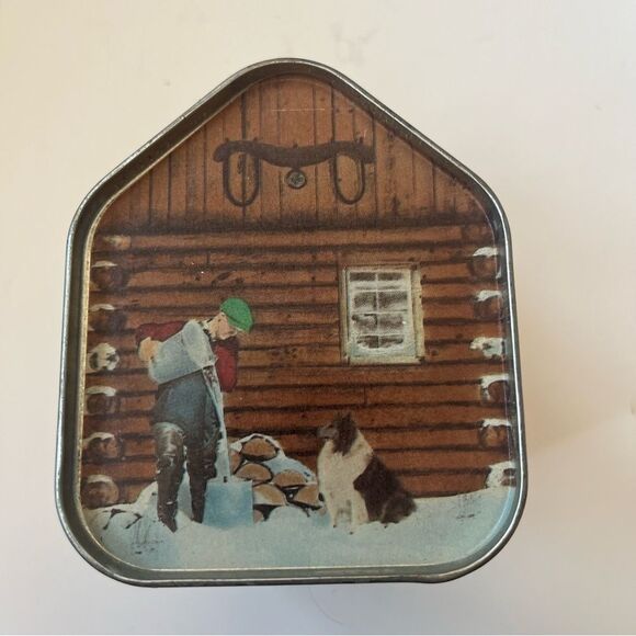 Vintage Vermont Maple Syrup Log House New England Container Company 1984 - Picture 6 of 9